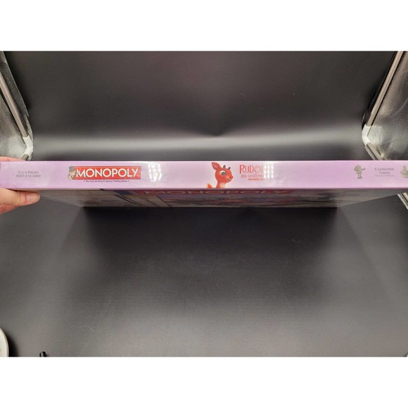 Rudolph Red Nosed Reindeer Monopoly Collectors Edition Hasbro 2012 USAOPOLY NOS - Picture 11 of 15